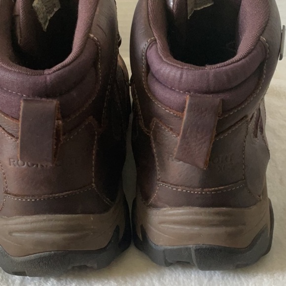 Rockport Brown real leather Moc-Toe Hiking Boots - Picture 2 of 5